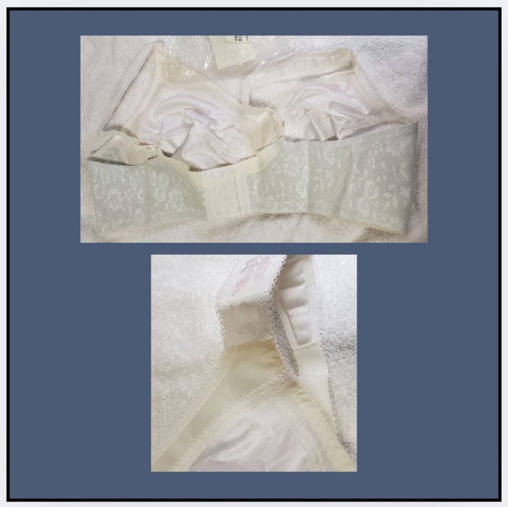 🔥 VTG / NEW / PLAYTEX 18hr BRA / WHITE - Picture 13 of 13